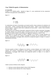 Cap.2 Diodi di segnale e d`alimentazione