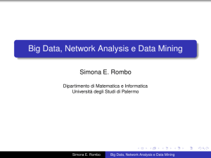Big Data, Network Analysis e Data Mining