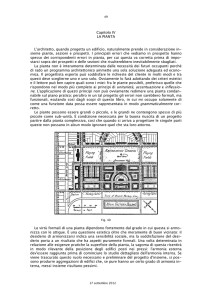 Capitolo IV LA PIANTA L`architetto, quando progetta un