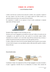 forze di attrito - prof. Antonio Iannuzzi