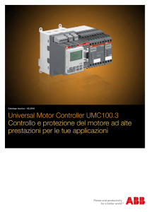 Universal Motor Controller UMC100.3 Controllo e protezione del