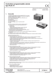 Controllore programmabile valvole tipo PLVC 41