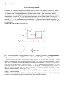 Altri componenti notevoli: i generatori dipendenti.