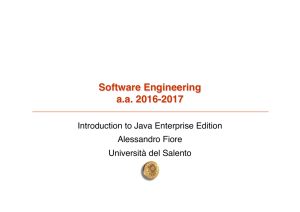 Java EE - Università del Salento