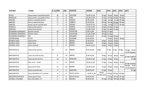 Calendario ultima versione