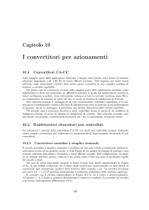 I convertitori per azionamenti