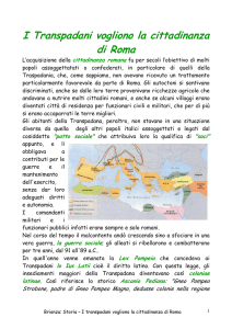 I Transpadani vogliono la cittadinanza di Roma