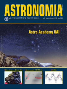Astro Academy UAI - PIANETINO USTICA / Come un piccolo corpo