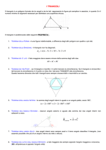 triangoli e punti notevoli