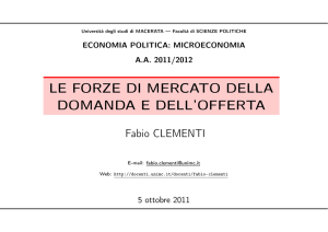 04 - Le forze di mercato della domanda e dell`offerta