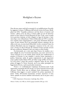Modigliani e Keynes