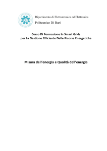 Misura dell`energia e Qualità dell`energia