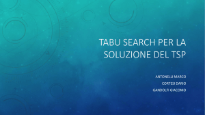 Tesina Tabu Search per TSP