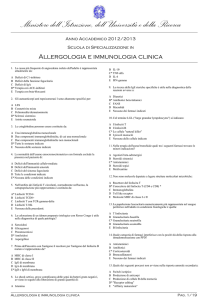 Allergologia e immunologia clinica