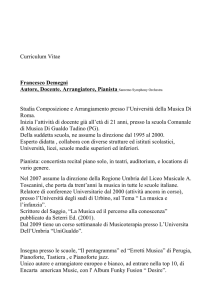 Curriculum Vitae Francesco Demegni Autore, Docente