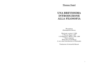 Una brevissima introduzione alla filosofia