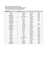 Economia e Gestione Aziendale Business Administration and