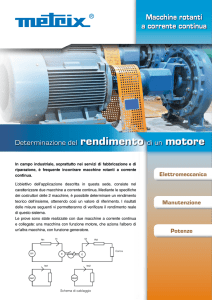 Macchine rotanti a corrente continua