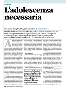 L`adolescenza necessaria