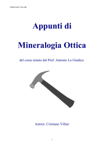 Appunti di Mineralogia Ottica