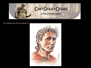 Caio Giulio Cesare (presentazione realizzata da