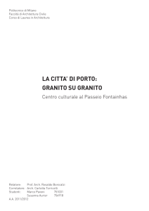 LA CITTA` DI PORTO: GRANITO SU GRANITO