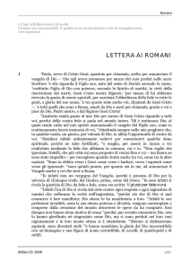 lettera ai romani