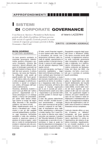 i sistemi di corporate governance - "E. Mattei"