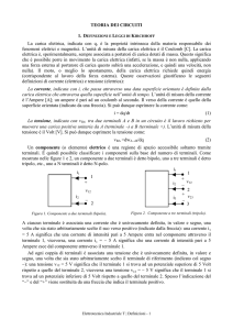 teoria dei circuiti - definizioni - Dipartimento di Ingegneria dell