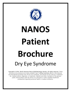 Dry Eye Syndrome - North American Neuro