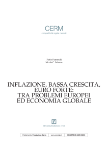 inflazione, bassa crescita, euro forte