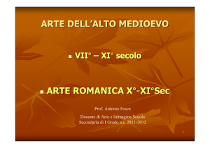 Arte dell alto Medioevo 1 Romanico