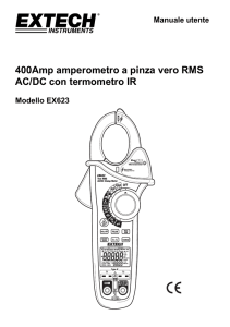 400Amp amperometro a pinza vero RMS AC/DC con