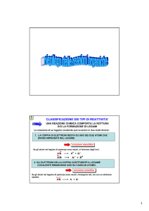 classificazione dei tipi di reattivita