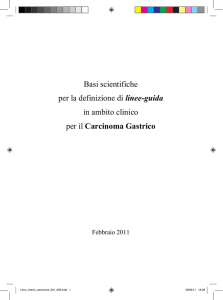 Carcinoma Gastrico - Istituto Superiore di Sanità