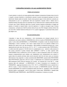 L`atmosfera terrestre e le sue caratteristiche fisiche