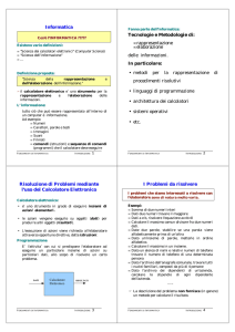 Algoritmi - ITIS Cannizzaro Colleferro