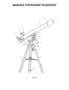 manuale d`istruzioni telescopio