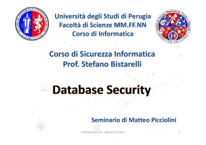 slides - Dmi Unipg - Università degli Studi di Perugia