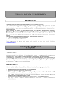 corso di laurea in matematica - Università di Salerno fisciano.com