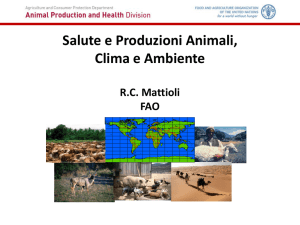 Salute e Produzioni Animali, Clima e Ambiente