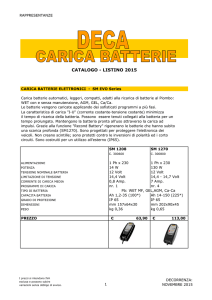 DECA.carica batterie 2015 - rappresentanze