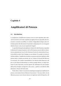 Amplificatori di Potenza - Università degli Studi di Roma "Tor Vergata"