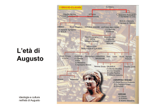 Ideologia e cultura nell`età di Augusto