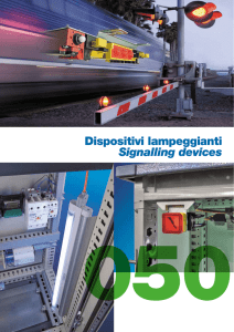 Dispositivi lampeggianti Signalling devices