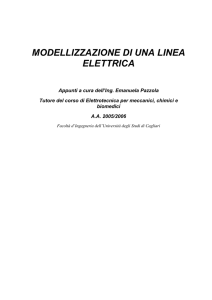 modellazione delle linee elettriche - Ingegneria elettrica ed elettronica