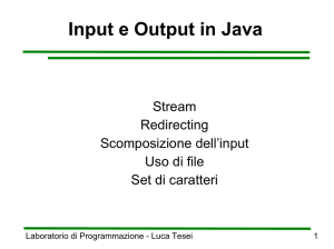Input e Output in Java