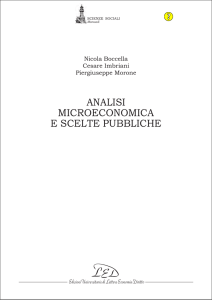 Analisi microeconomica e scelte pubbliche - ISBN - LED