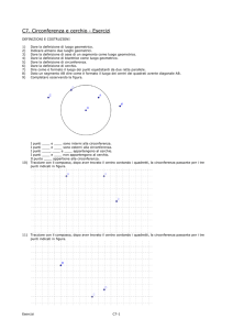 C7. Circonferenza e cerchio