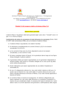 Modulo N.4 di recupero relativo al sistema trifase N.4